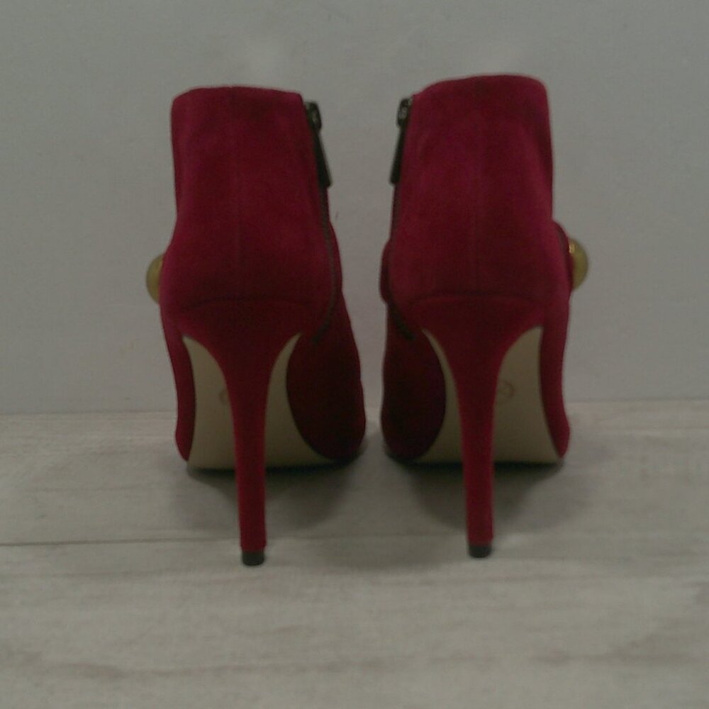 Michael - Michael Kors Sexy Red Stiletto Peep Toe Heels Size 10 M | 40 M - Picture 9 of 15